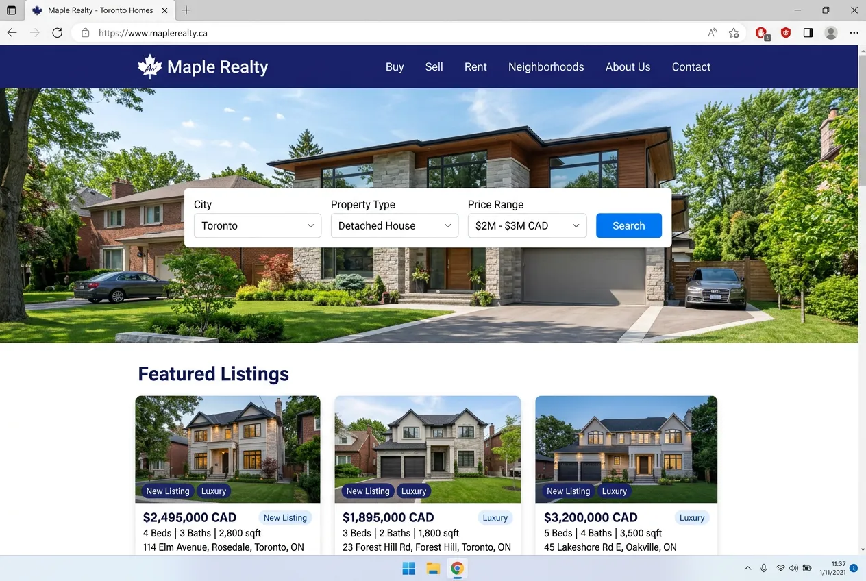 Real Estate — Selling the Dream